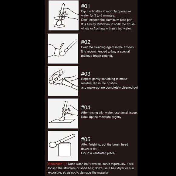 5 Silicone Facial Mask Brush - Picture 3 of 3